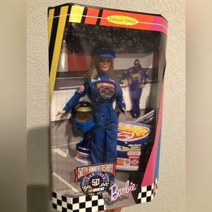 Barbie Collector Edition 50th Anniversary NASCAR - NEW IN BOX
